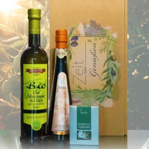Geschenkset "Balsamico, Bio-Öl & Kräuter-Salz"