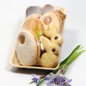 Osterfreuden... Fünf gefüllte Mini-Osterfiguren von der Confiserie Wetzel aus dem Schwarzwald