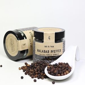 Malabar Pfeffer schwarz aus dem Kerala Urwald SoulSpice BIO & FAIR  55g