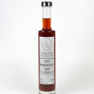 Roter Weinbergpfirsich-Likör von Königskind 200ml