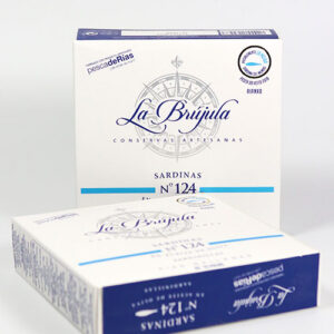 Kleine Sardinen in Olivenöl - Sardinas No.124 El Xeito, 130g/110g