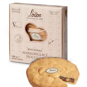 Bonissima Marron Glacè Nocciola - Kleine Torte mit kandierten Maronen und Haselnüssen von Loison 300g