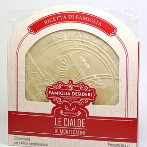 Knusprige Waffeln mit Mandeln und Vanille - Le Cialde di Montecatini 16 cm (2 Stück)