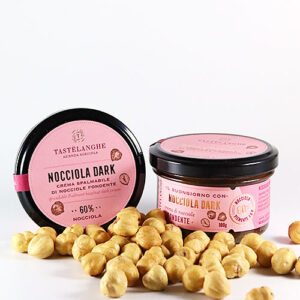 Nuss-Nougat-Creme dunkel - Crema di Nocciole Fondente 100g (ohne Milch)