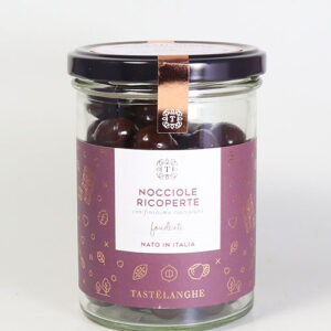 Piemont-Haselnüsse in Zartbitterschokolade - Nocciole Ricoperta Fondente 200g