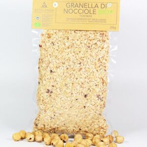 Geröstete, gehackte, BIO-Haselnüsse - Granella di Nocciole Piemonte IGP BIO, Azienda Altalanga 250g