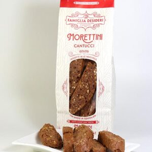 Cantuccini mit Kakao und Haselnüssen, Toskana - Morettini Cantucci Golosi 180g