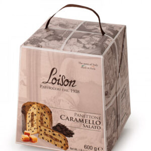 Traditioneller Panettone mit gesalzenem Caramell - Panettone Caramello Salato von Loison (600g)