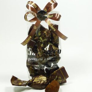 Trüffel-Pralinen dunkel - Tartufi nero, Pasticceria Sacchero