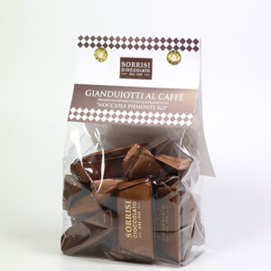 Gianduja-Pralinen mit Kaffee - Gianduiotti al Cafe con Nocciole Piemonte IGP 200g