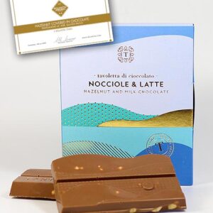 Vollmilchschokolade mit ganzen geröstete Haselnüssen IGP, Tastëlanghe 110g