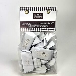 Gianduja-Pralinen mit gesalzenem Karamell - Gianduiotti al Caramello Salate con Nocciole Piemonte IGP 200g
