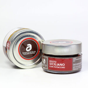 Tomatenpesto mit Pistazien - Pesto Siciliano con Pistacchio von 'A Ricchigia 90g