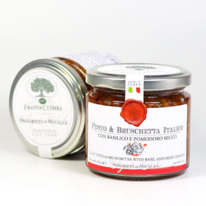 Tomatenpesto mit Basilikum und Mandeln - Pesto & Bruschetta Italico