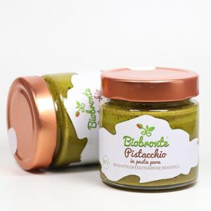 Pistazienmus aus Bronte Pistazien D.O.P. BIO - Pistacchio in pasta pura D.O.P. BIO 150g
