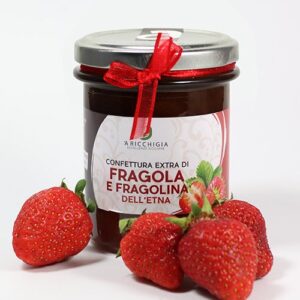 Maletto Erdbeerkonfitüre - Fragola e Fragolina dell' Etna, Sizilien 240g