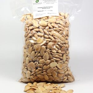 BIO Geröstete, geschälte Mandeln (vakuumiert) aus Sizilien - Mandorla pelata tostata 1.000g