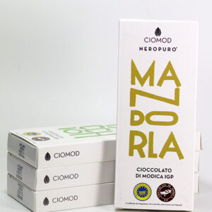 Original Modica-Schokolade IGP mit Mandeln, Sizilien