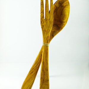 Olivenholz-Salatbesteck (groß)