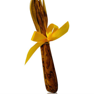 Olivenholz-Salatbesteck (klein)