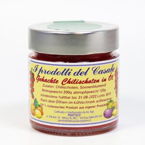 Gehackte Chilischoten in Öl, Kalabrien 200g/120g