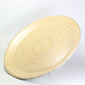 bibol BANG Teller 25 cm, Bambus mit Eierschalen (fair & authentisch)