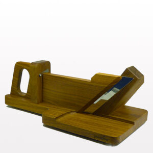 Puralpina Salamihobel (groß) mit schweizer Qualitätsklinge, Nussbaum