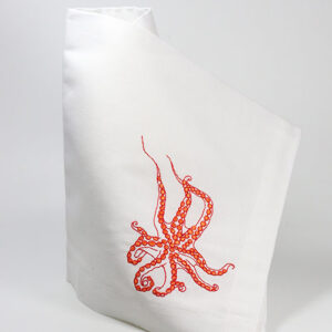 Stoff-Serviette 'Oktopus' in Halbleinen aus Portugal