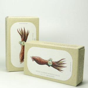 Gefüllter Tintenfisch in Ragoutsauce (Kalmartuben), Portugal