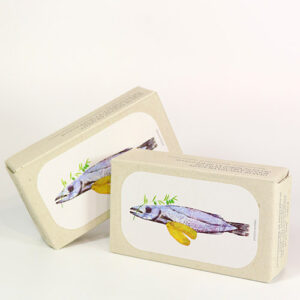 Rogen vom Seehecht in Olivenöl, Portugal