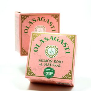 Salmon Rojo al Natural - Wilder Rotlachs (Sockeye) in Lake, Baskenland 120g/81g