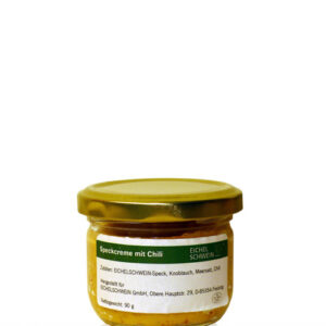 Eichelschwein-Speckcreme mit Chili - Eichelschwein von der Waldweide