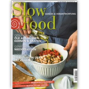 Slow Food Magazin 03/22 | Genuss-Schwerpunkt Öl | Dossier: Tierzucht in der Sackgasse?