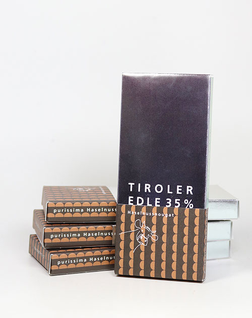 Tiroler Edle - Edle Schokolade mit Bergkaffee 50g