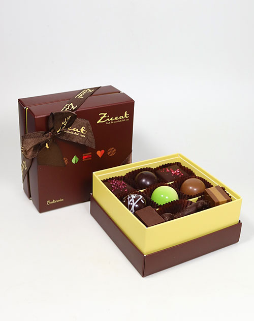 Pralineria assorti del Ziccat - Ein kleine, erlesene Auswahl an Confiseriekunst aus Turin (Piemont) 90g