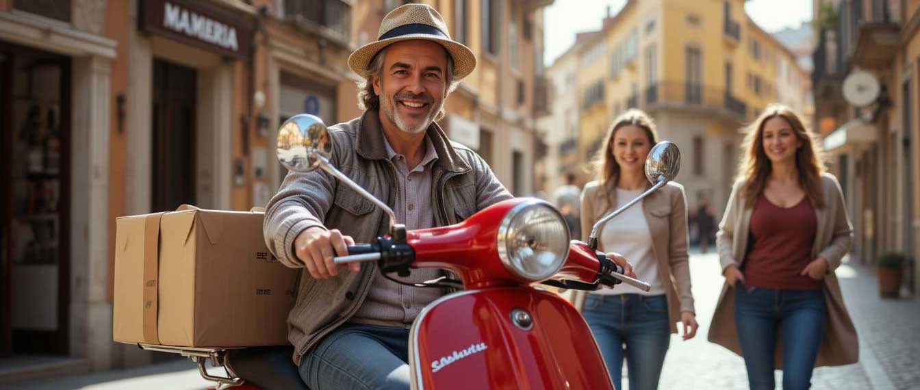 Der Lieferservice von La Perla del Gusto