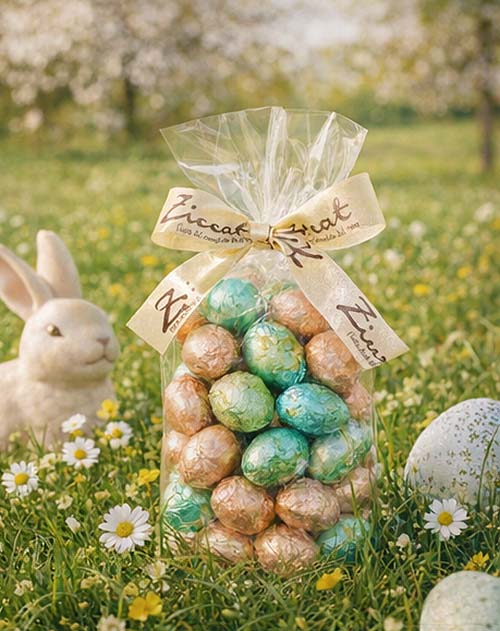 Ovetti Cioccolatini assorti - Feine Schokoladeneier aus Turin (Piemont) 200g