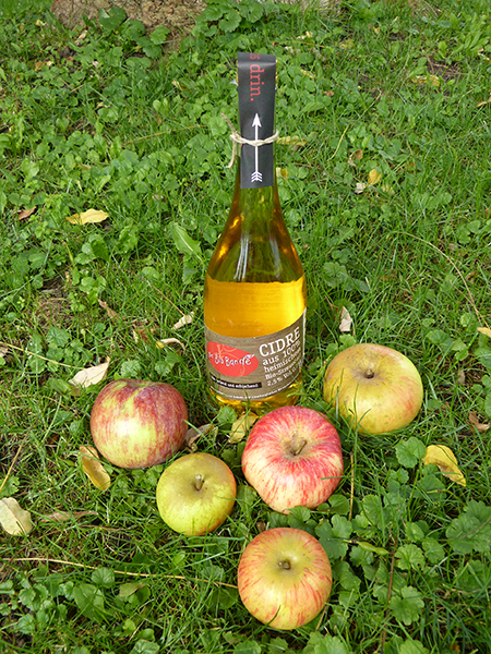 BIO Apfelcidre von der Streuobstinitiative Bruchsal