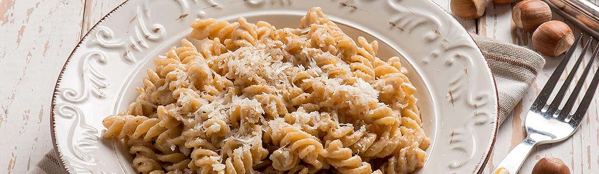 Fusilli al Pesto di Nocciole