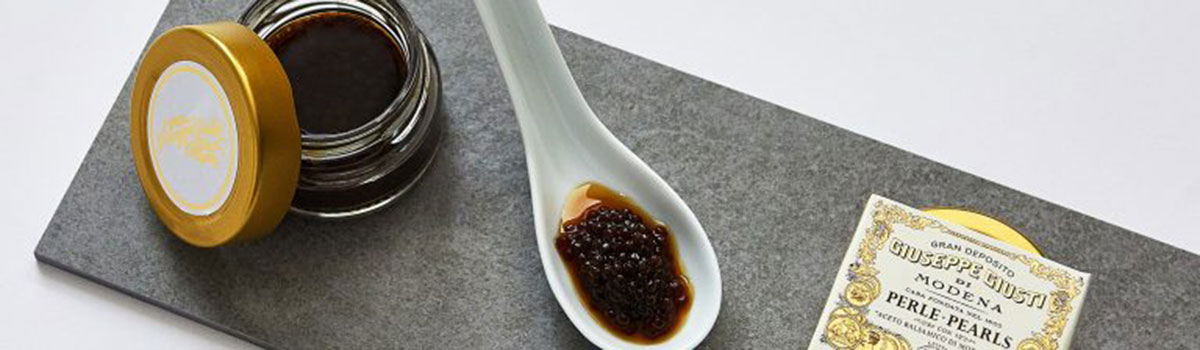 Perle con Aceto Balsamico Di Modena IGP