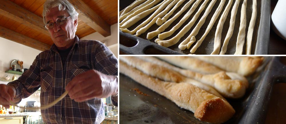 Grissini selbst herstellen, Bild: Franco Gasso, Ca Momplin