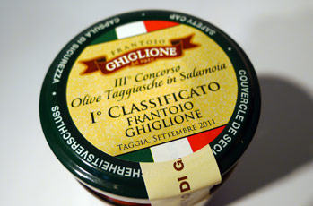 Auszeichnung für unsere Taggiasche-Oliven!