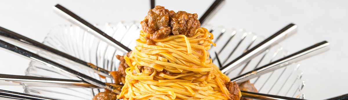 Tajarin mit Ragu alla Bolognese Tajarin mit Ragu alla Bolognese