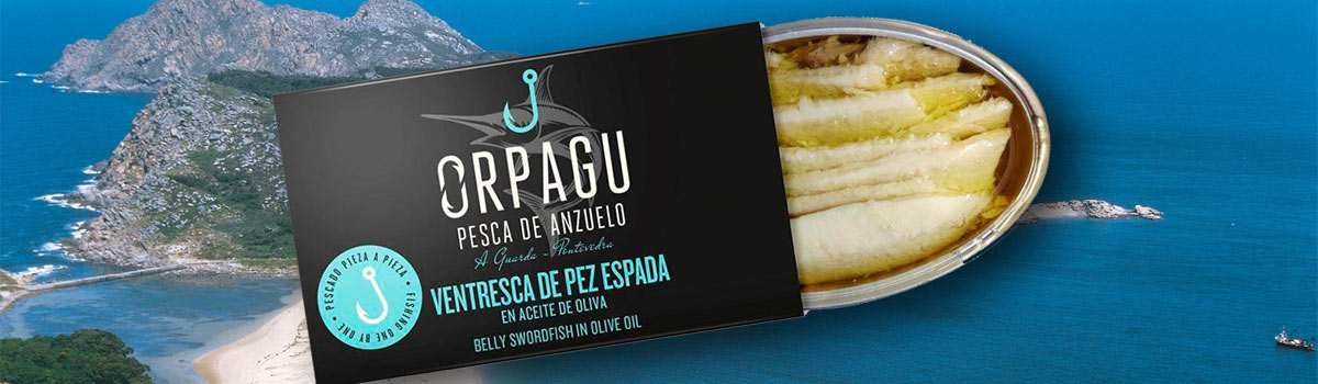 Bauchfleisch vom Schwertfisch in Olivenöl (Galicien)