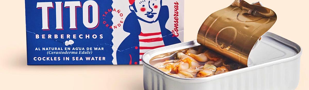Berberechos al Natural en Agua de Mar - In Meerwasser eingelegte Herzmuscheln aus Galicien (Spanien)